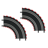 CONJUNTO COM 2 CURVAS 1/90 GRAUS PARA AUTORAMA CARRERA GO 20061603 AV